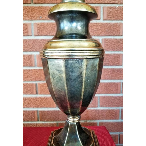 Stiffel Burnished Brass Trophy Table Lamps - Picture 7 of 10